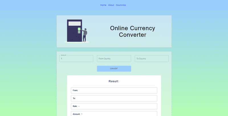 Online Currency Converter